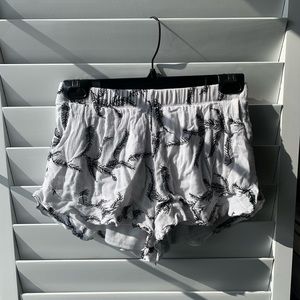 Boutique white flowy shorts